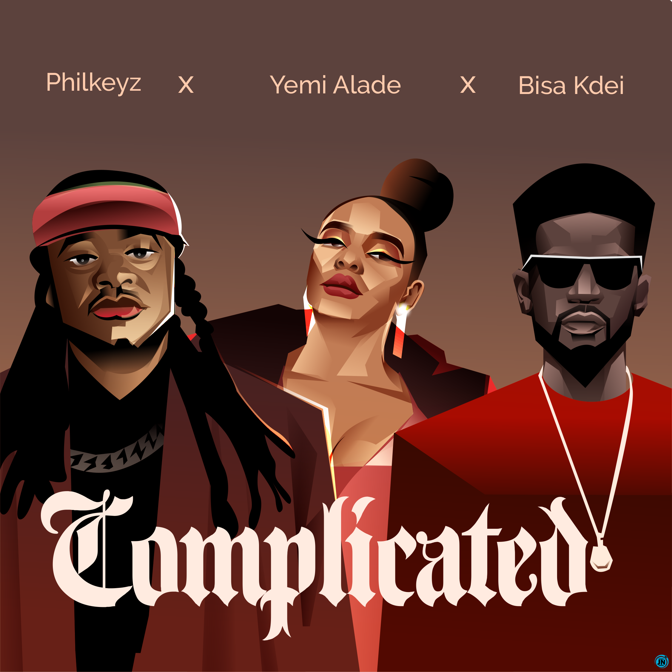 Philkeyz - Complicated ft. Yemi Alade, Bisa Kdei   Mp3 Download lyrics