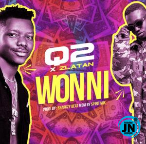 Q2 - WON NI ft. Zlatan   Mp3 Download lyrics