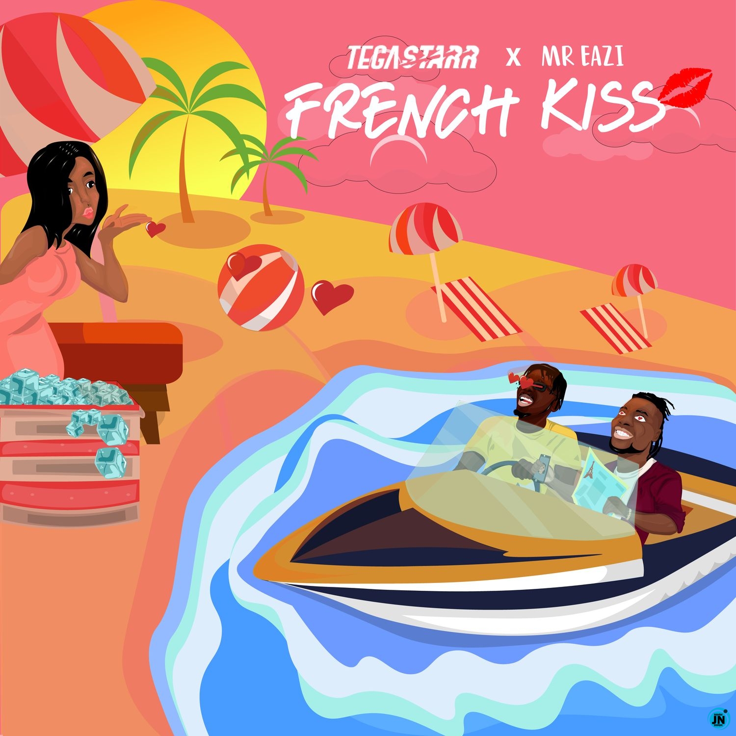 Tega Starr - French Kiss ft. Mr Eazi   Mp3 Download lyrics